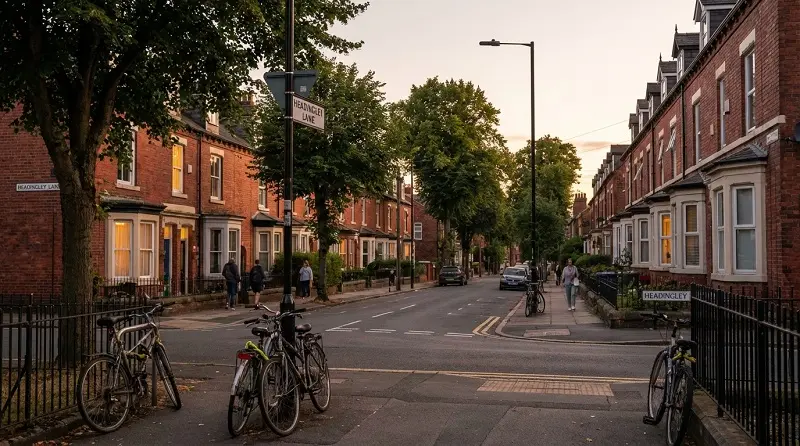 safe residential street for student accommodation in leeds