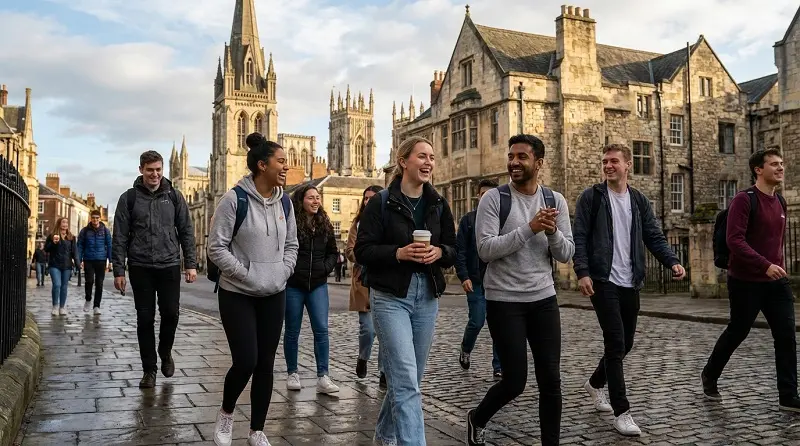 student life York UK university students campus lifestyle